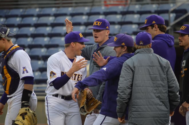 ECU picks up a game one victory over Marist to open the weekend series against the Red Foxes.