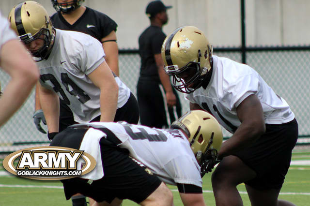 Senior MLB, Andrew King (11) feels that this will be Army's breakout season