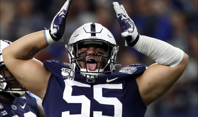 Penn State defensive tackle Antonio Shelton is in the transfer portal. 