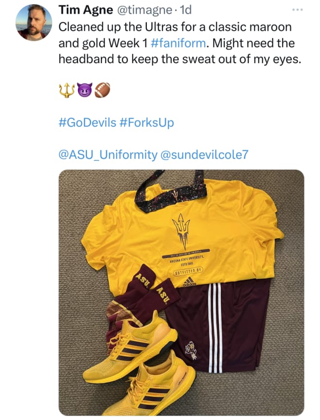 2023 Uniformity – Week 1: Sun Devils Wearing Traditional Opening