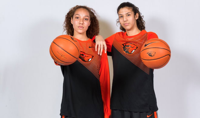 Patricia Morris (left) and Andrea Aquino (right) are committed in OSU's 2018 class