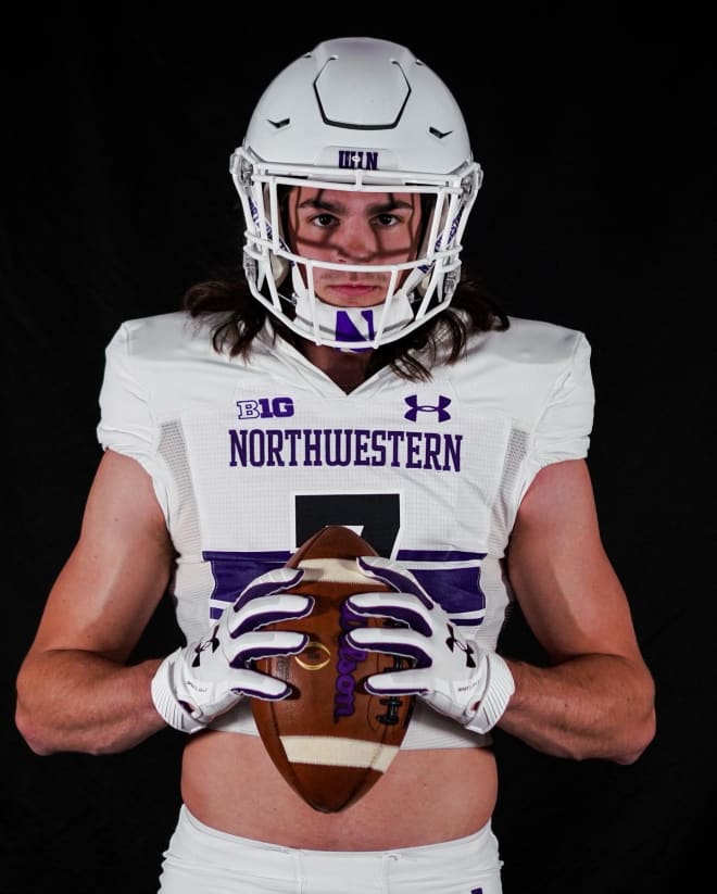 Camp Magee committed to Northwestern during his official visit.