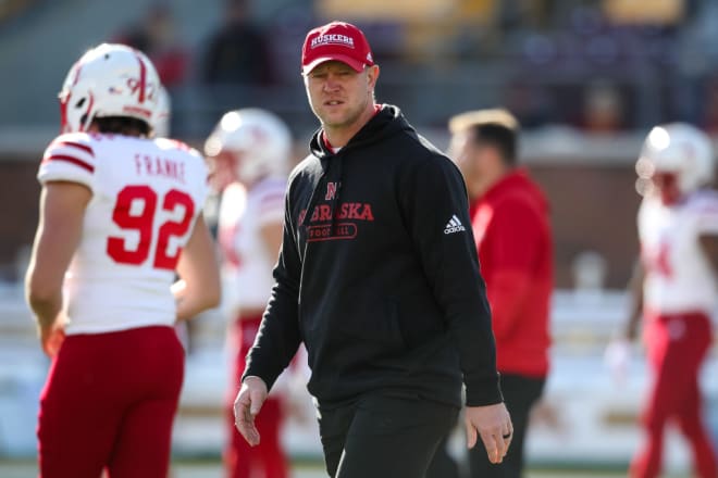 Nebraska head coach Scott Frost. 