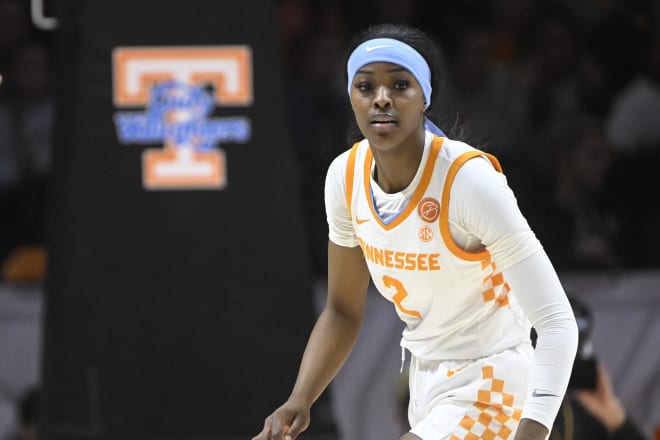 Forward Rickea Jackson led Tennessee in scoring with 22 points. 