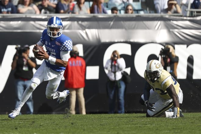 Stephen Johnson is on the top line at quarterback (Logan Bowles/USA TODAY Sports)