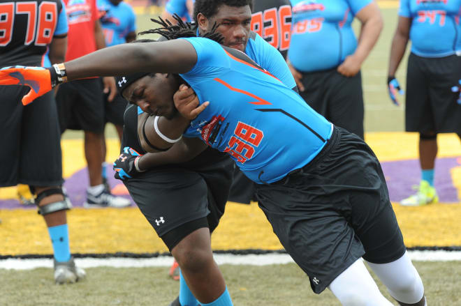 Turner putting in work at the RivalsCampSeries last spring.