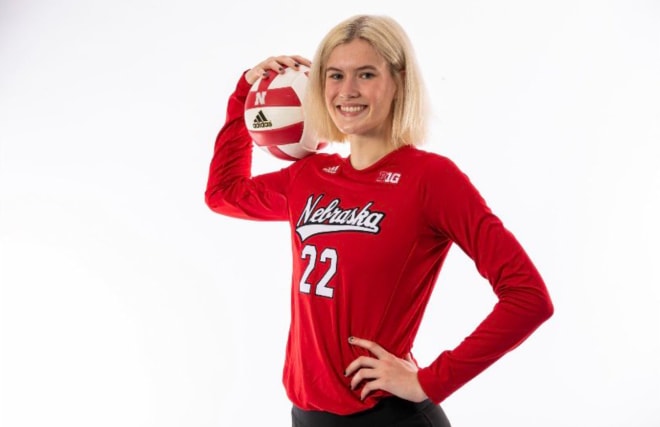 Nebraska volleyball outside hitter Lindsay Krause