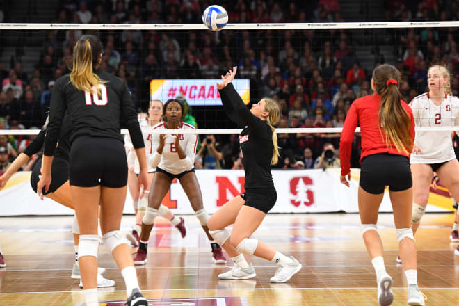 Nebraska volleyball setter Nicklin Hames