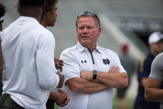 Brian Kelly and the Fighting Irish are looking to build an elite 2022 class.