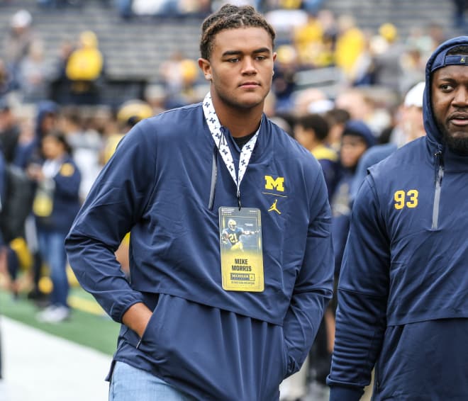 Four-star weakside defensive end Michael Morris will play the anchor position at Michigan.