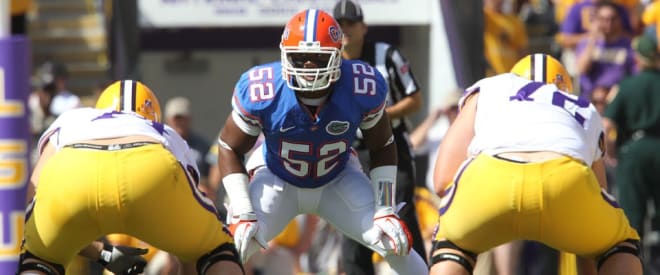 Jon Bostic's successful career with the Florida Gators led to him being selected by Chicago in the second round of the 2013 NFL Draft. (Photo Credit: University of Florida Athletic Association)