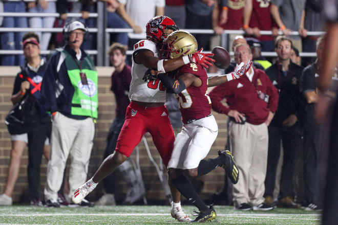 NC State Wolfpack football receiver Devin Carter