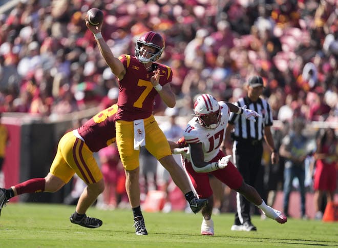 USC Quarterback Miller Moss. 