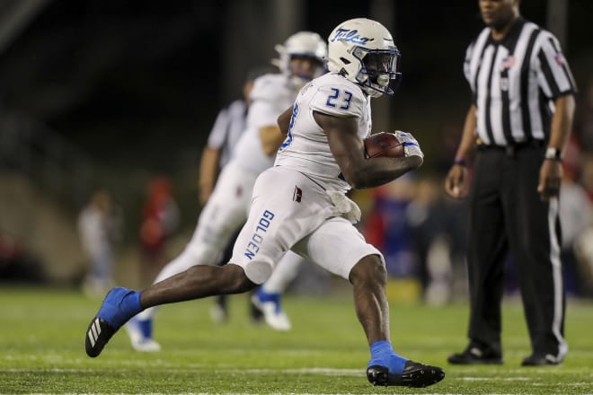 Tulsa RB Anthony Watkins is averaging 8.3 yards per carry this season.
