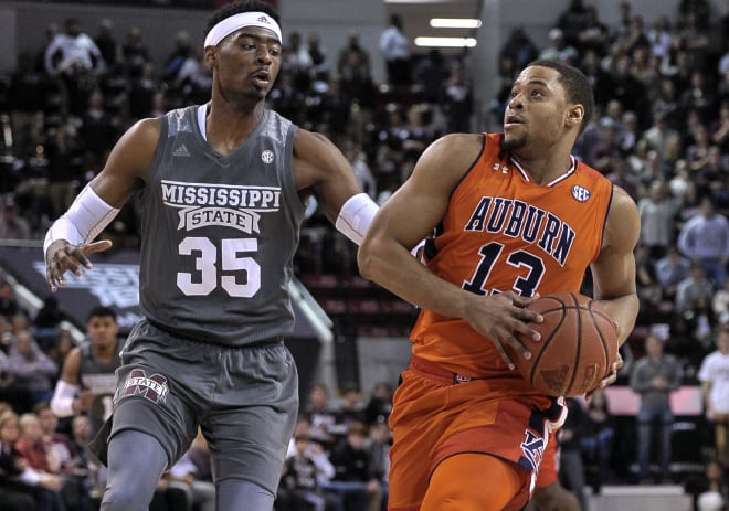 Desean Murray (13) was called "Little Charles Barkley" at Auburn for his big presence in the frontcourt at 6-foot-3.