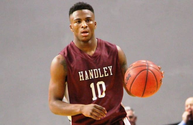 Michael Brown hit an overtime buzzer-beater for Handley in their overtime win over defending State Champ Loudoun Valley in the State Semifinals