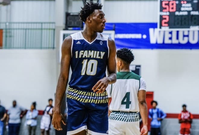 Nassir Little, seen at an AAU Tournament will be at the City of Palms Classic with Orlando Christian Prep (pic courtesy of adidas)