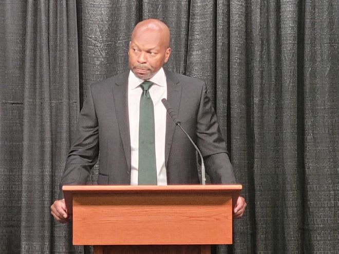 Michigan State Athletic Director Alan Haller, Interim President