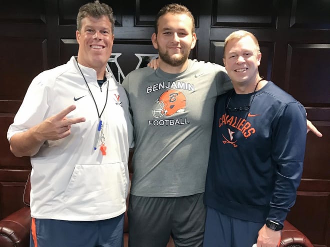 Three-star OL Martin Weisz loved his visit, the camp, and the chance to commit to UVa.