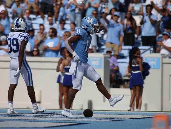 Josh Downs set records last season at receiver, but he's also UNC's punt return specialist.