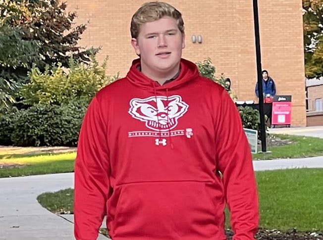 In-state offensive tackle Thomas Paasch visited Wisconsin on Saturday. 