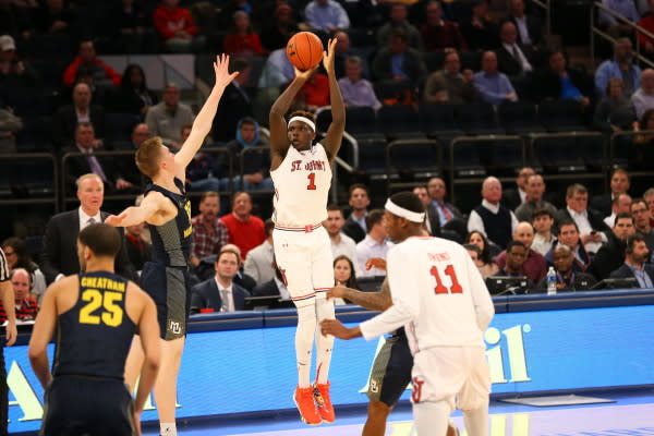 Bronx native Bashir Ahmed erupted for a career-high 23 points