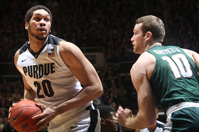 A.J. Hammons was outstanding in Purdue's biggest win of the season, the overtime win over then-No. 2 Michigan State.