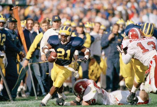 Michigan Wolverines football wideout Desmond Howard