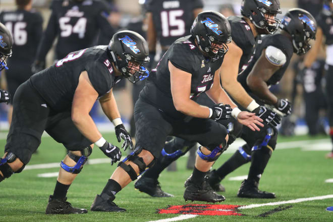 The Tulsa offensive line has been a strong unit under head coach Philip Montgomery and OL coach Mike Bloesch.