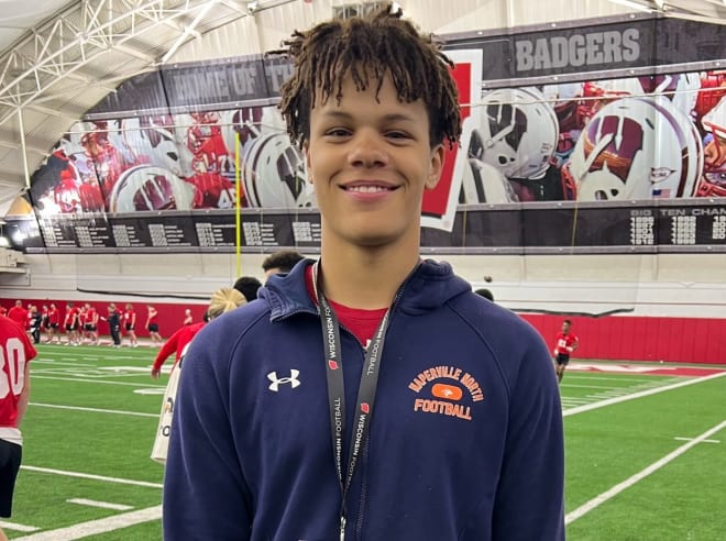 2025 quarterback Jacob Bell visited Wisconsin on Friday. 