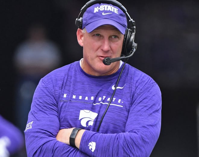 Kansas State Wildcats football head coach Chris Klieman