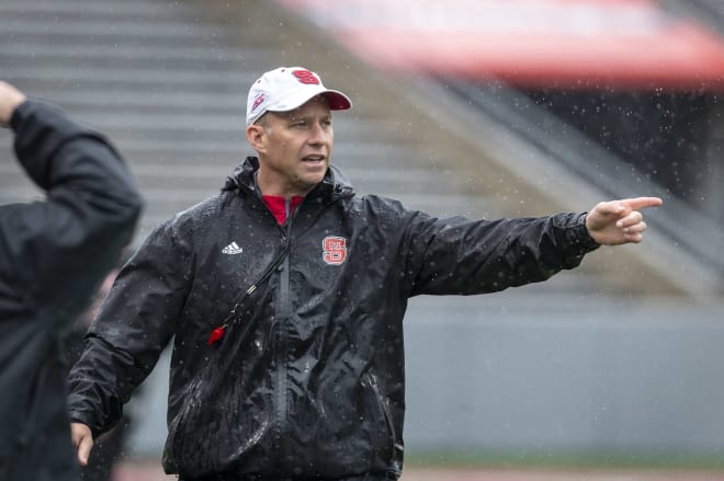 NC State Wolfpack football coach Dave Doeren