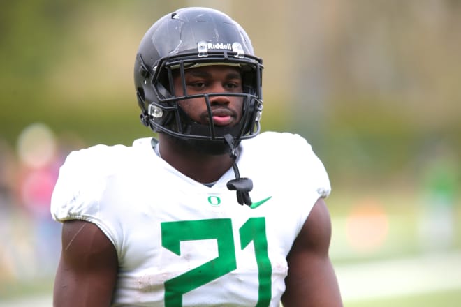 Running back Royce Freeman hopes to have a big season in Willie Taggart's offense in 2017. 