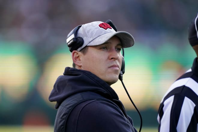 Interim head coach Jim Leonhard is looking to put his imprint on the Wisconsin program.