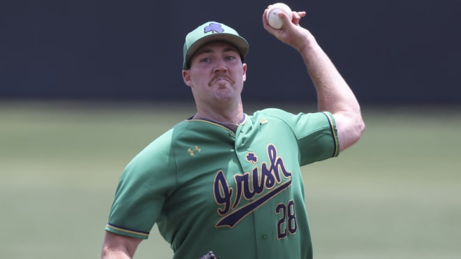 Lefty John Michael Bertrand will take the mound for Notre Dame on Friday night against a Texas lineup loaded with righties and power.