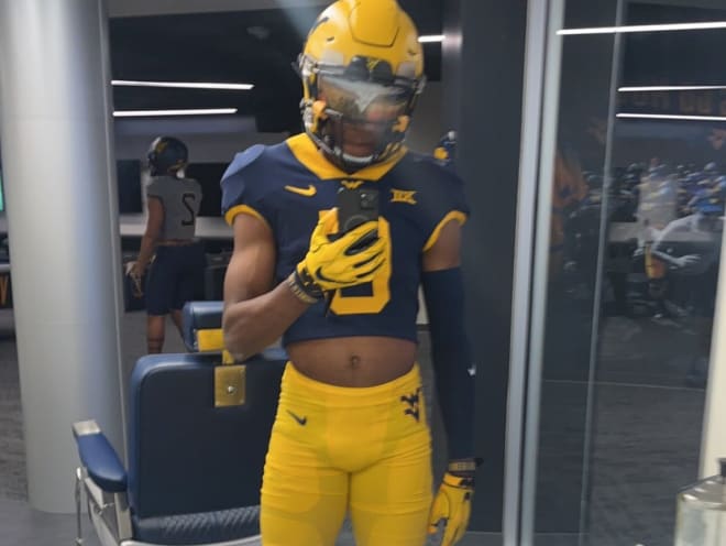 Franklin was impressed with his visit to see the West Virginia Mountaineers football program.