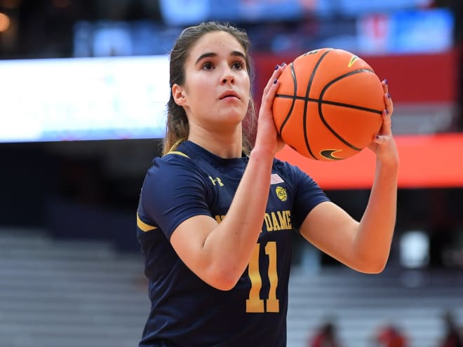 Notre Dame freshman guard Sonia Citron was named the ACC Rookie of the Year by the conference's Blue Ribbon Panel of media members.