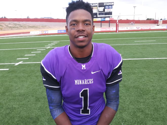 After an injury scare last week, Manzano's Jordan Byrd should be ready to play Friday night at Clovis.