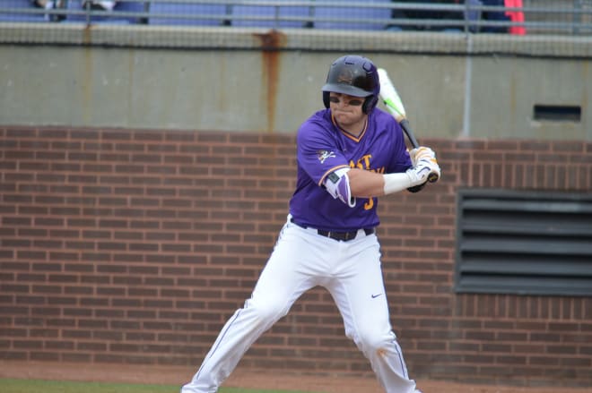 Charlie Yorgen cranked a three-run bomb in the fourth inning in ECU's' win over Central Florida.