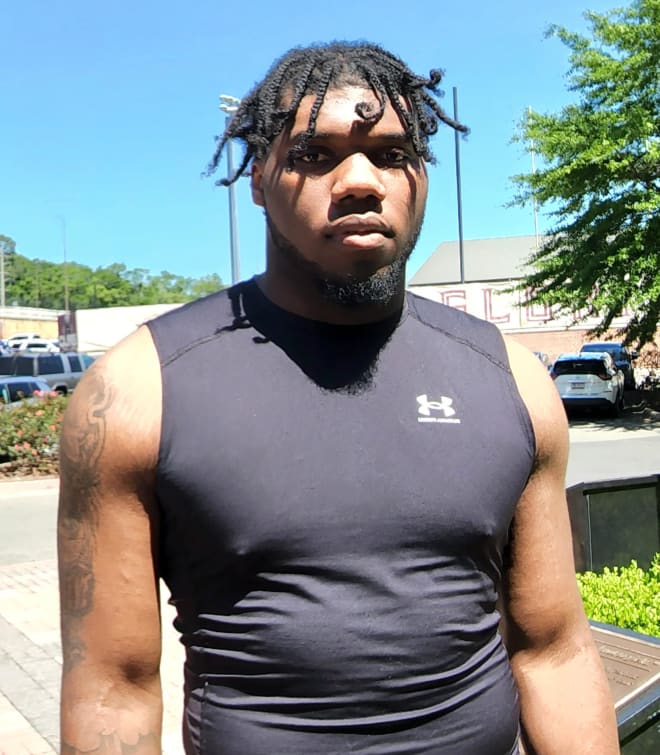 Former Maryland defensive tackle Darrell Jackson checks out the FSU campus on Friday.