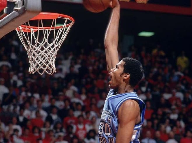 Rasheed Wallace was dynamice in his two seasons at UNC, as well as his 19-year NBA career. 