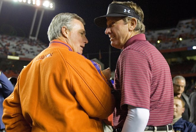 Tommy Bowden continued Clemson's tradition of dominating rival South Carolina, owning a 7-2 record versus the Gamecocks spanning coaching tenures of Lou Holtz and Steve Spurrier. 