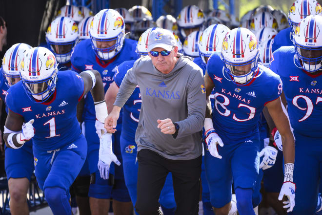 KU head coach Lance Leipold.