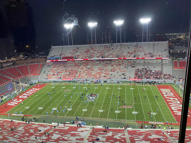 Pregame shot of Carter-Finley Stadium in Raleigh.