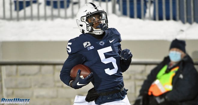 Penn State Nittany Lions football wide receiver Jahan Dotson.