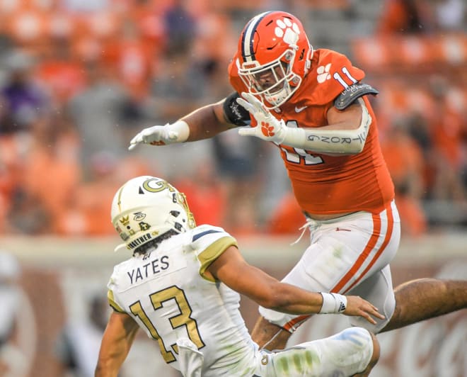 Clemson defensive tackle Bryan Bresee, the former No. 1 overall recruit in the Class of 2020, is coming off an ACL tear (Photo: Ken Ruinard / staff / USA TODAY NETWORK).