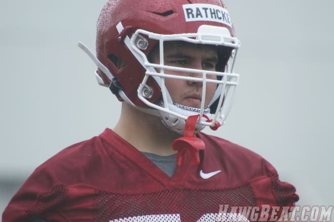 Dylan Rathcke did not see the field as a true freshman in 2019.