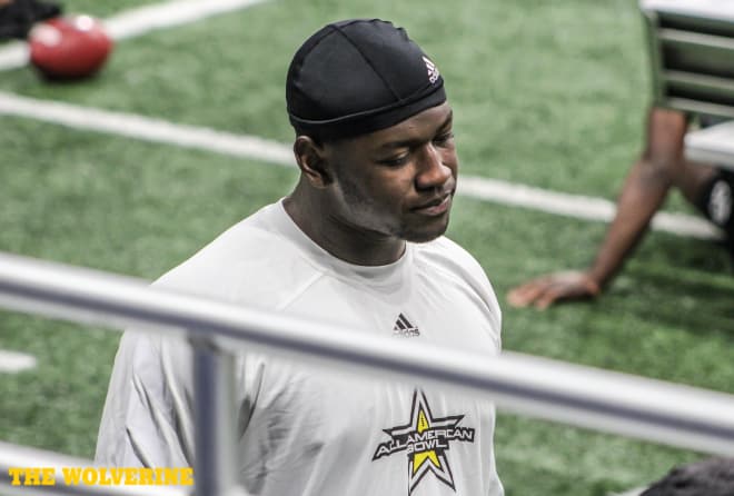 Four-star defensive lineman Christopher Hinton had a very good All-American Bowl and now can't wait to focus entirely on football.