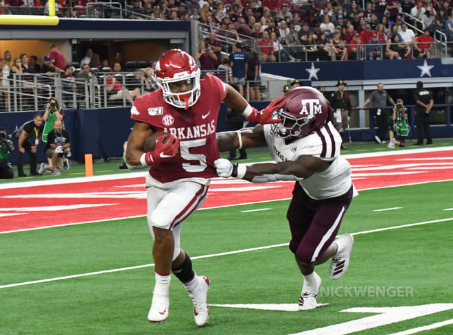 Arkansas hopes to get better production from Rakeem Boyd and its ground game.
