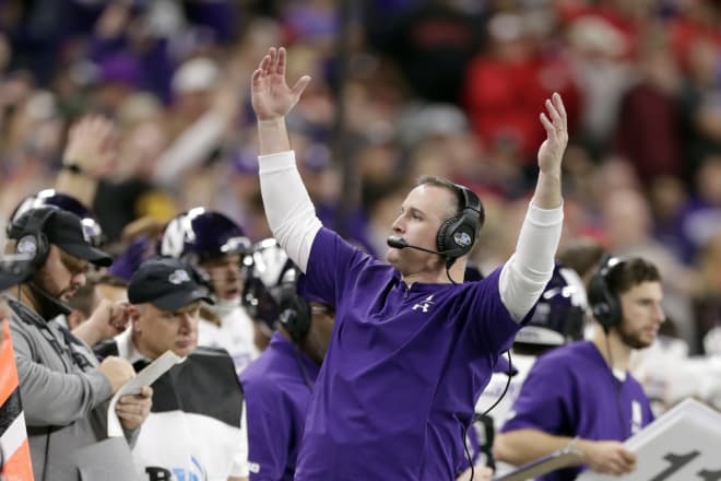 Pat Fitzgerald and his Wildcats won the B1G West last season